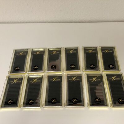 Lash Extend premium natural silk lash c en d curl set