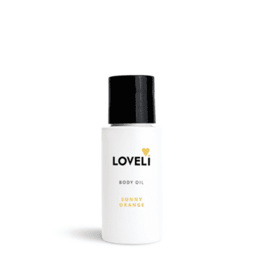 Body oil Sunny Orange TRAVELSIZE - LOVELI